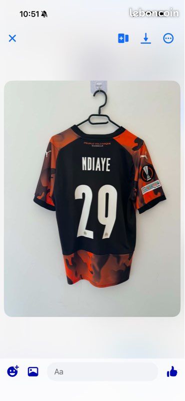 Lot de 6 maillots OM (image 1)