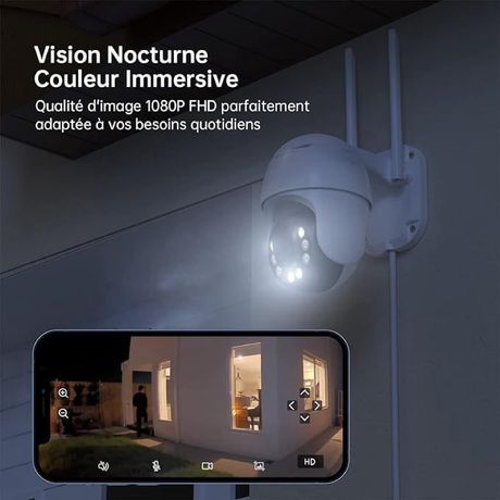 Netvue - Netvue 1080P, la nouvelle caméra extérieure de Netvue -  Accessoires sécurité connectée - Rue du Commerce