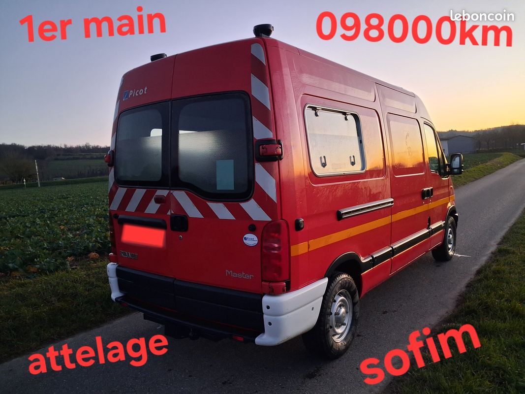 MASTER 2.5 DIESEL SOFIM 1ER MAIN 🚒 098000km ISOLATION MK AUTOS (image 3)