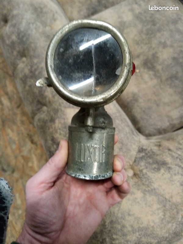 ANCIENNE LAMPE LANTERNE Phare Velo Carbure Acethylene Luxor EUR 45,00