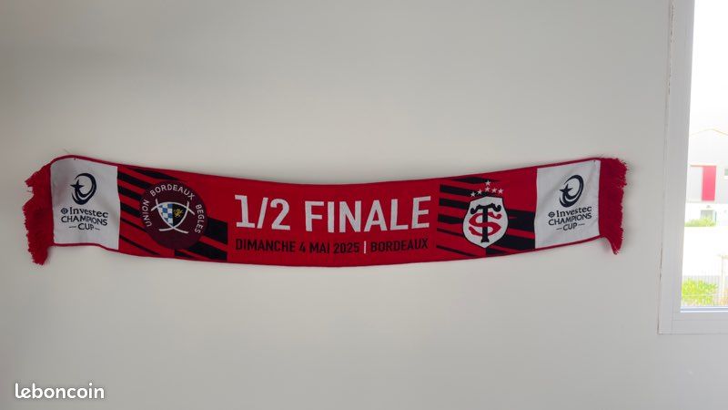 Écharpe Collector Finale H Cup Biarritz – Munster 2006 – Cardiff
