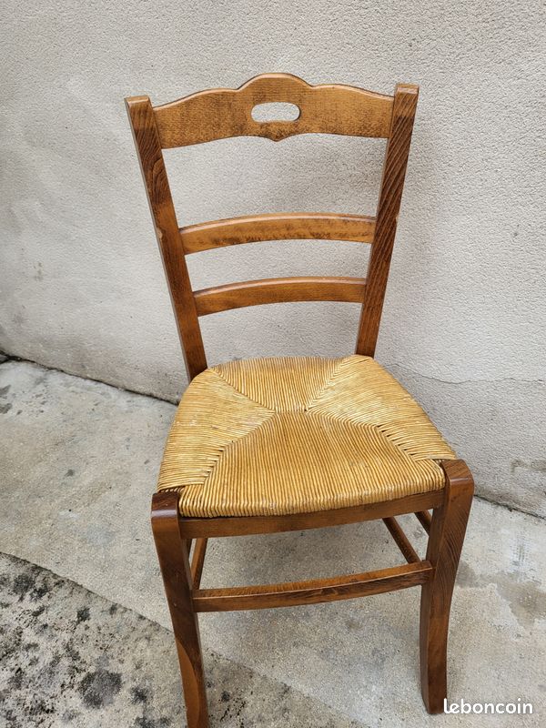 Table en chêne massif 179 cm X82 cm et 8 chaises (image 4)