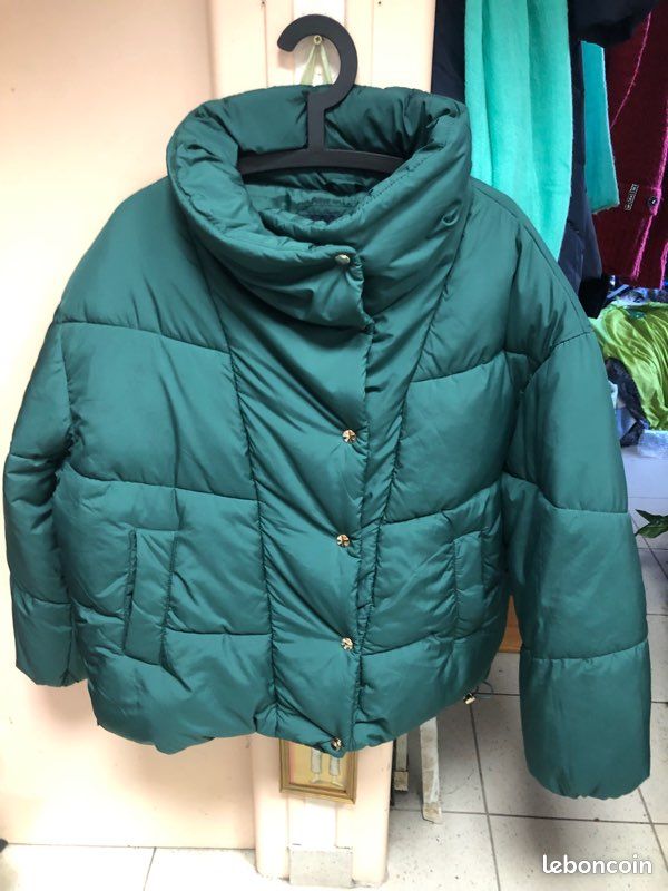 Doudoune, homme femme, taille 44, 46 vert marque Kiabi Vêtements