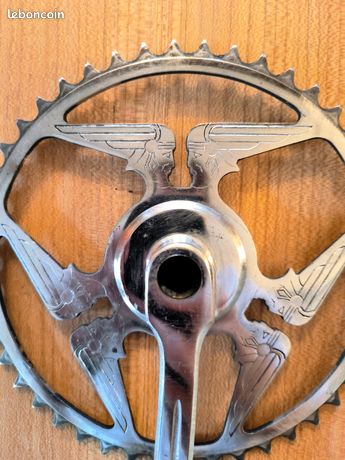 Axe Pédalier à Clavettes 128 Mm - Acier - Pour Vélo Vintage - Pièce Ancien Stock