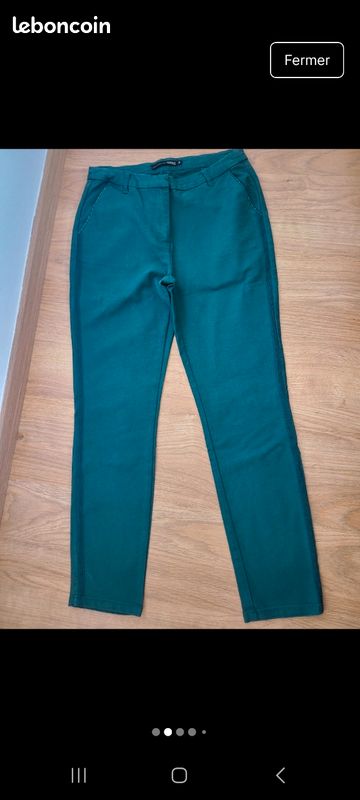 Pantalon vert Trend (image 2)