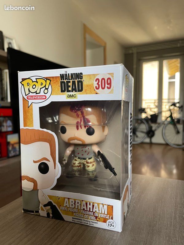 Carte à Collectionner The Walking Dead – Abraham, édition Limitée 3/10, Signée Par L'artiste
