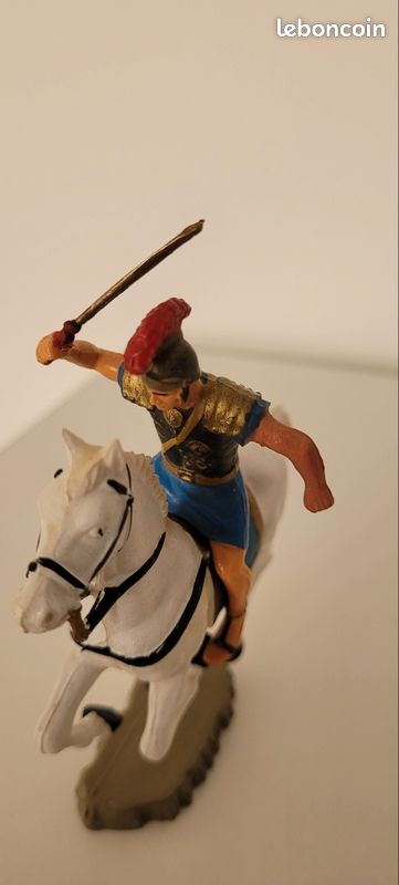 JOUET ANCIEN FIGURINE Elastolin Hun 40 mm Quiralu Starlux Britains Cbg EUR 28,50 - FR