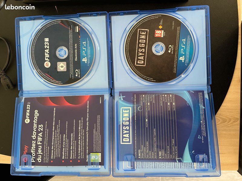 Ps4 (sans câble HDMI) avec deux manettes et deux jeux (image 3)
