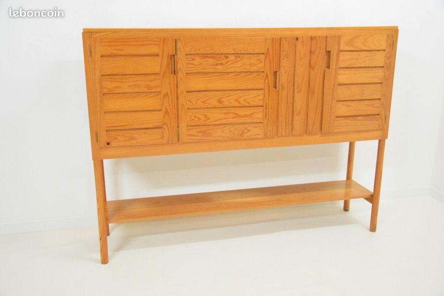 Enfilade haute Pierre Gautier Delaye Années 60 vintage (image 5)