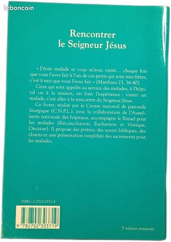 [Livre] Rencontrer le Seigneur Jésus - Très bon état (image 2)