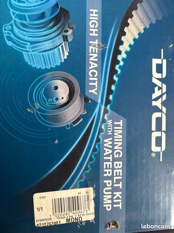 Kit De Distribution Dayco Avec Pompe à Eau - Pour Renault Clio, Megane, Captur 1.5 DCi