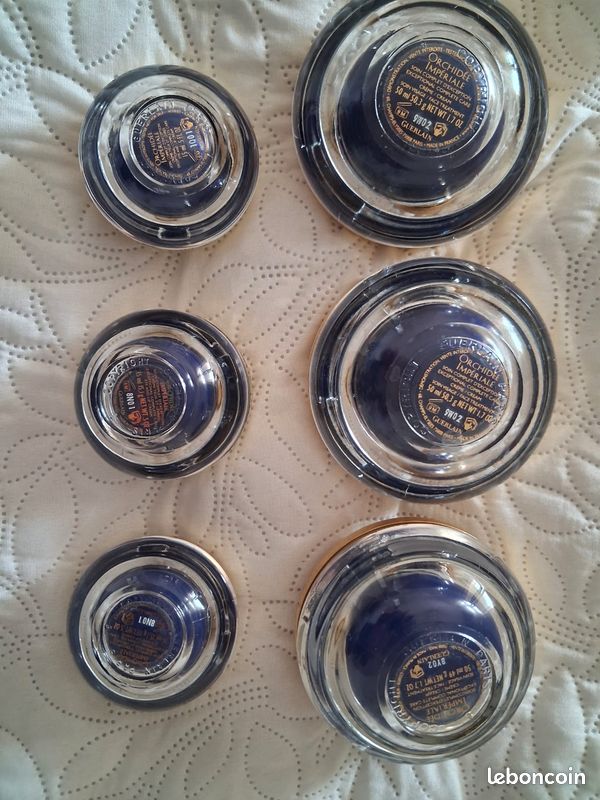 Lot de 6 pots vide Orchidée Impériale, vintage (image 4)