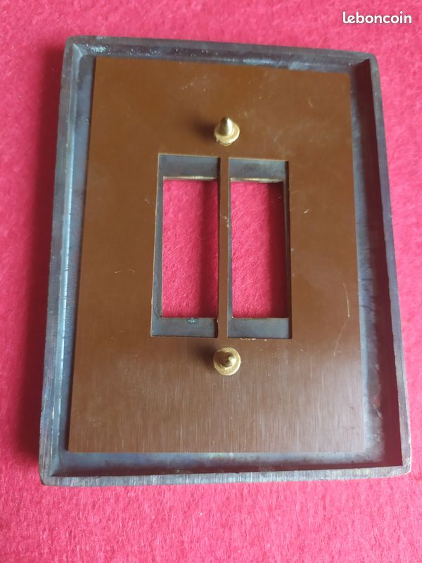 Lot de 6 plaques bronze annees 50 (image 3)