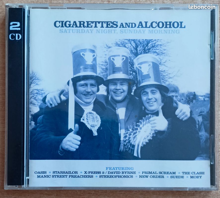 cigarettes and alcohol cd V/A - Cigarettes And Alcohol (Saturday Night, Sunday Morning) - 2 x CD -  2002 - CD