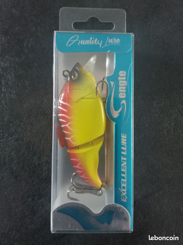 Leurre de pêche articulé Radtke couleur chaude 5 1/2 en très