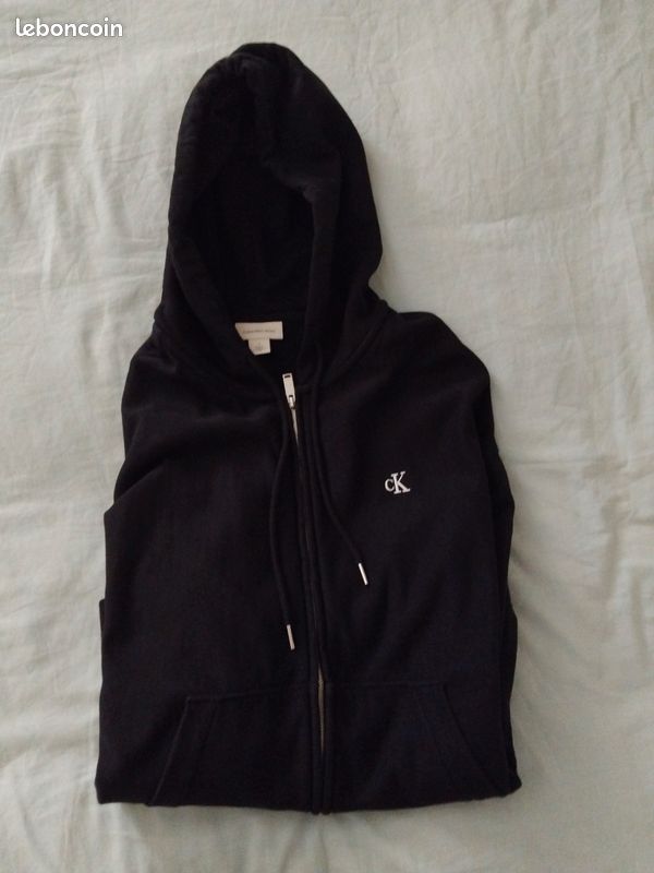 Sweat zippé Calvin Klein Jeans (image 1)