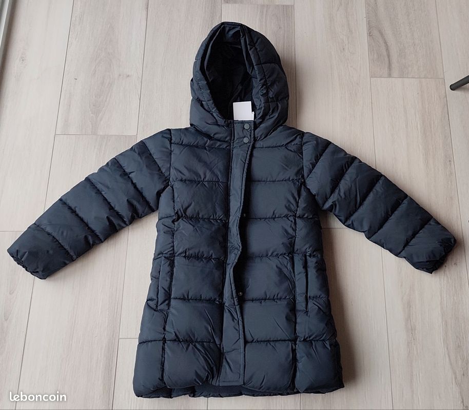 Anorak matelassé avec capuche neuf pour fille de la marque Mango (image 1)