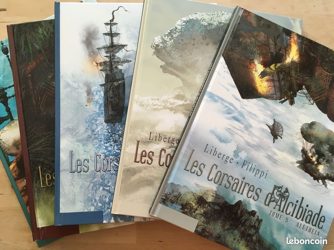 BD "Les corsaires d'Alcibiade" tomes 1 à 5 (image 1)
