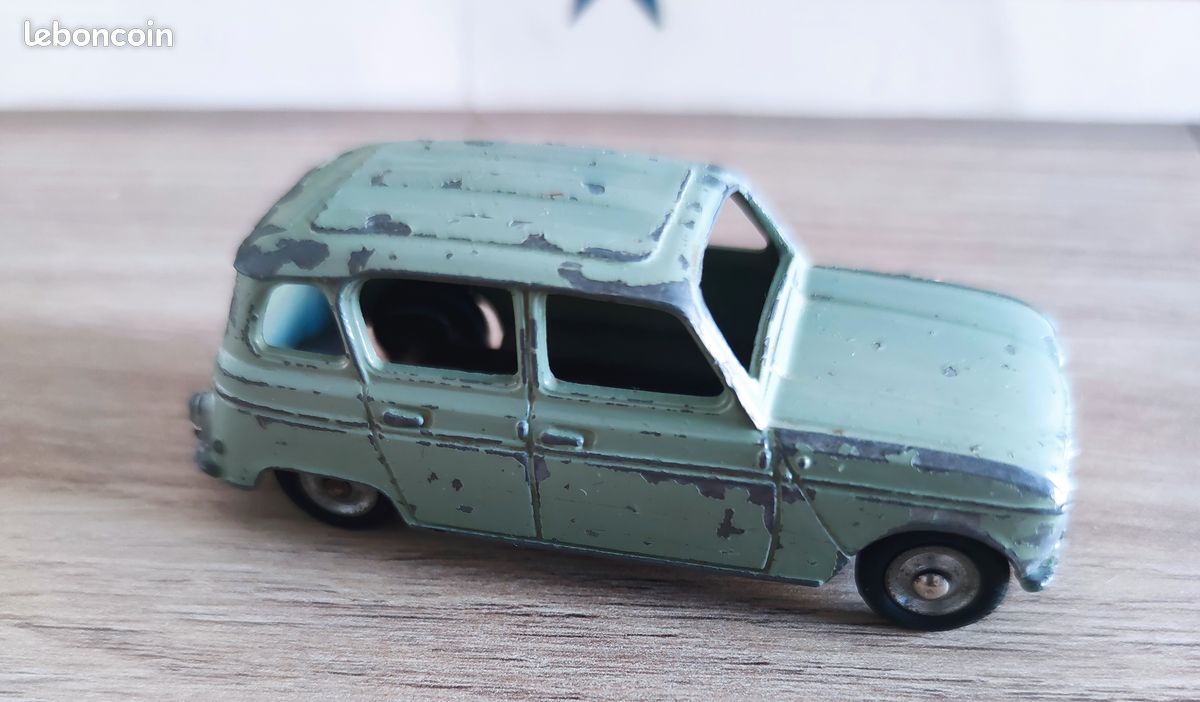 37230 - Peinture Dinky Touch gris vert pour Renault 4L junior Dinky