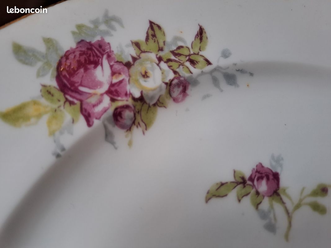 Lot de 6 assiettes limoge BRP (image 5)