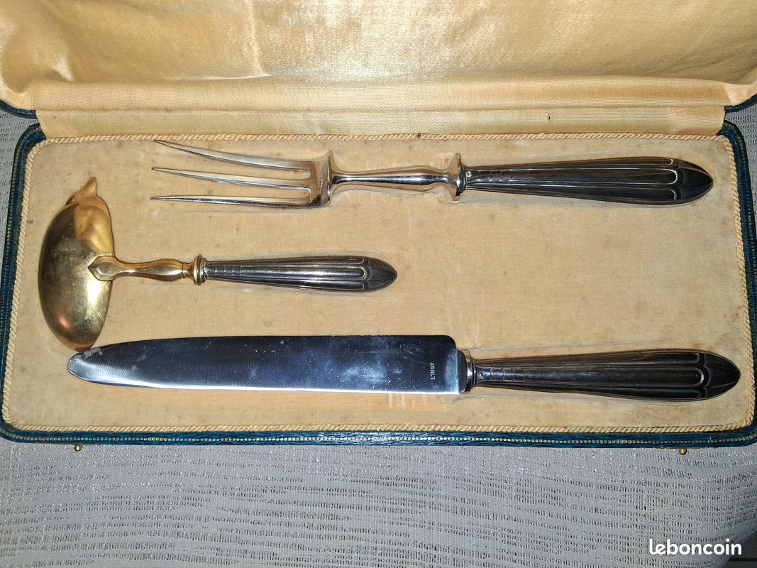 Coffret couvert en argent et fer forgé (image 1)