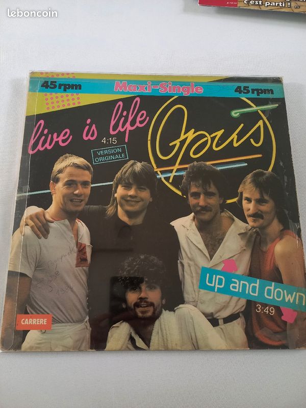 Disque vinyle MAXI-Single 45rpm (image 1)