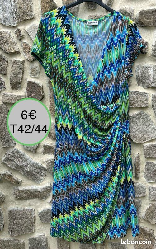 Robe fluide colorée taille 42/44 (image 1)