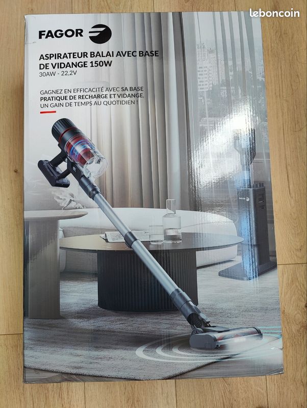 Aspirateur balai fagor avec station de vidange Électroménager
