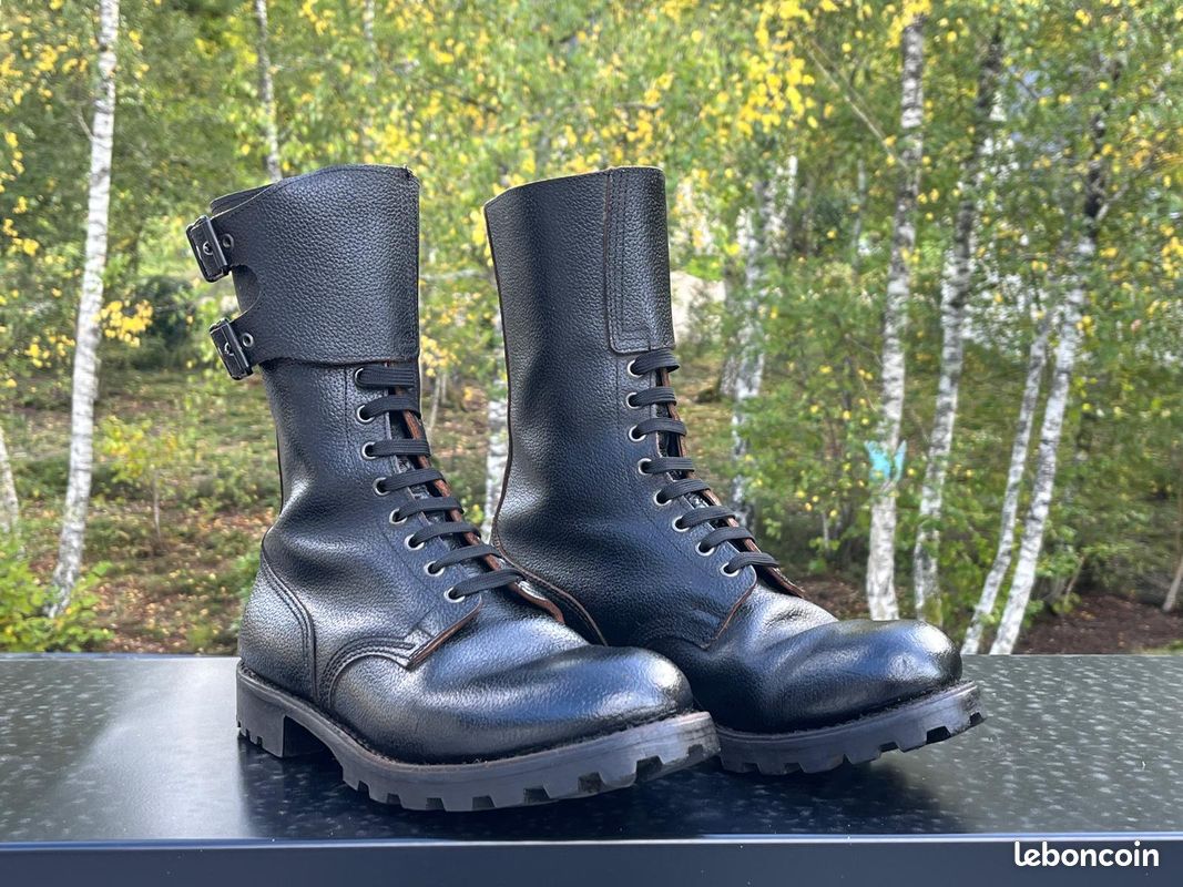 Authentique RANGERS Armée Française Taille 43 Fabrication