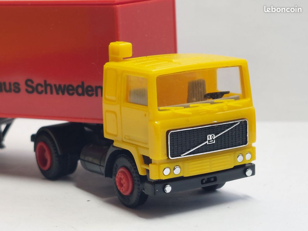 Herpa 121224 Volvo GL Semi-remorque Sped. Acier Lücke – Maquette 1:87 En Métal, édition Détaillée