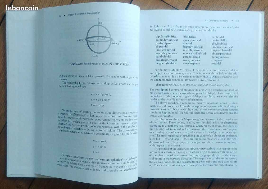Discovering Curves and Surfaces With Maple, Maciej Klimek, 1997 (1er édition) (image 8)