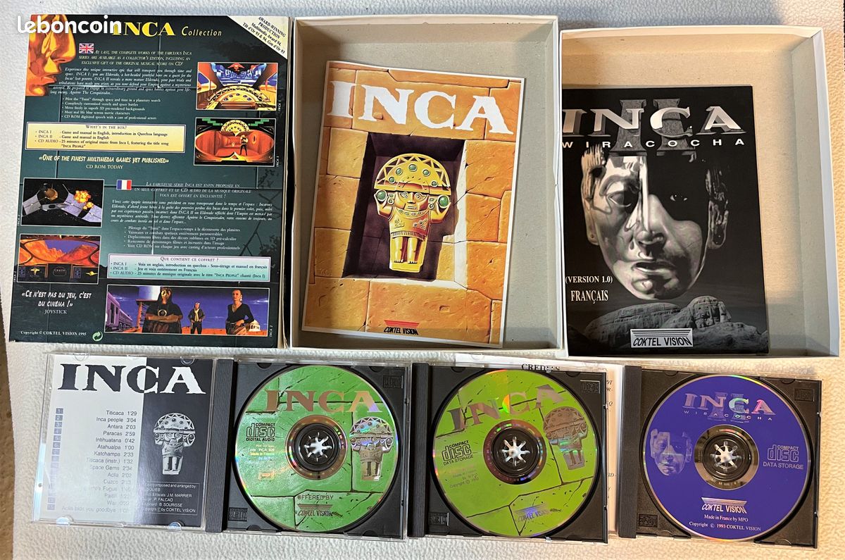 Jeu INCA 1 & 2 de 1993 complet (image 3)