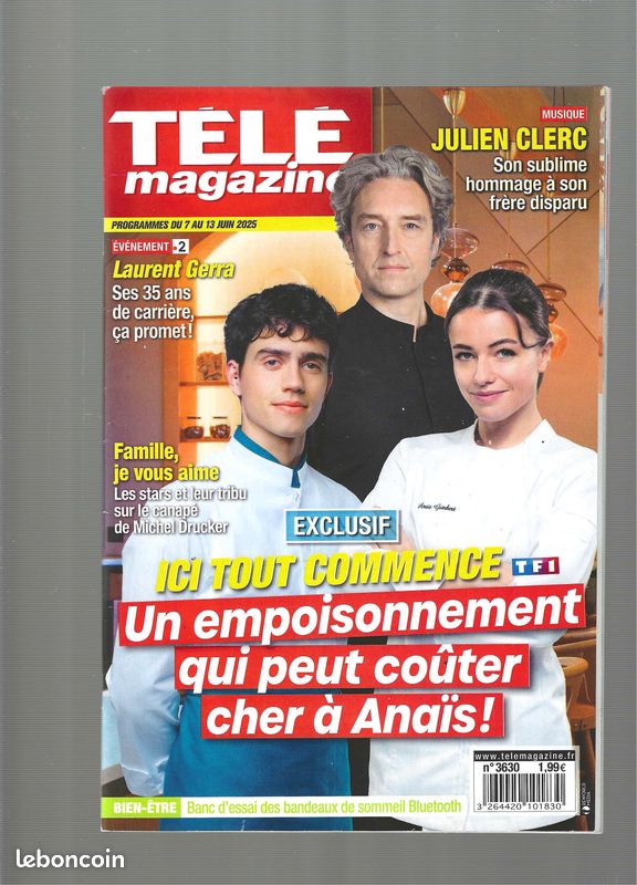 TV Magazine Ouest-France 25 Septembre : Chavanne, S. Rolland, J. Andrieu