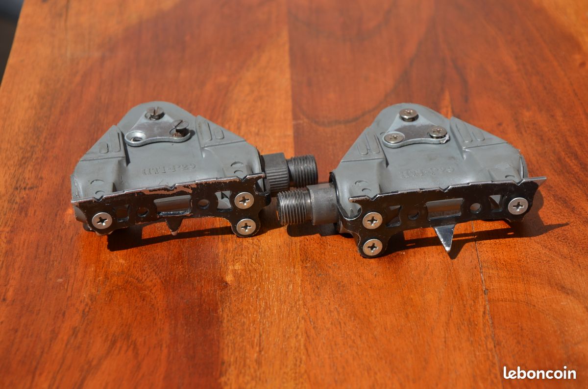 Pédales Plates Vintage VP-450 Avec Sangles De Pied, VTT Touring High Sierra Années 80