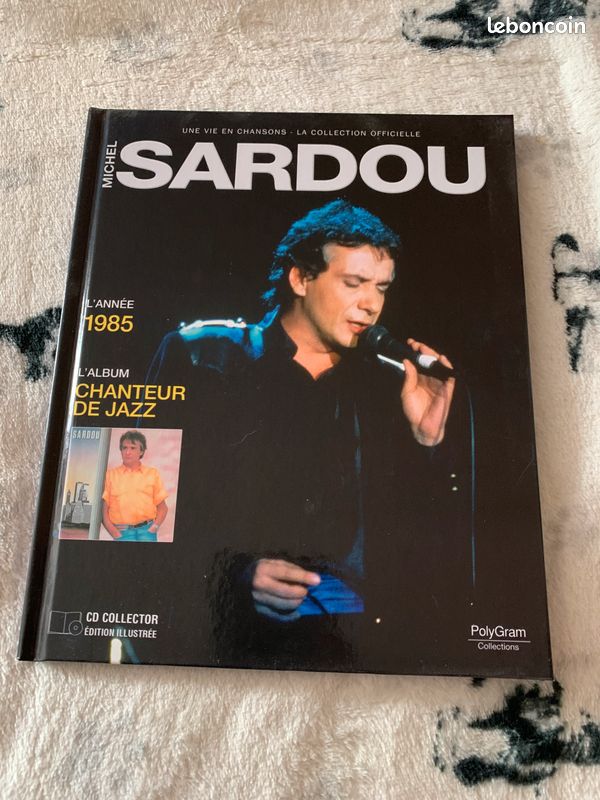 Michel sardou chanteur de jazz livre et cd la collection officielle (image 1)