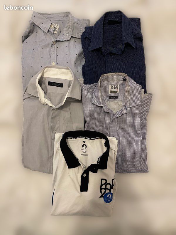 LOT De 15 Chemises Milieu De Gamme - Taille M - Occasion Très Bon état (grade A&B) 👔