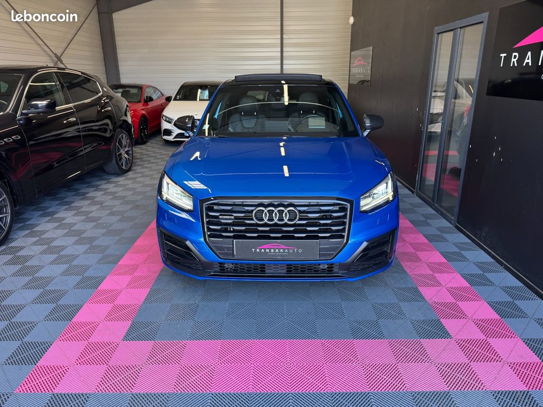 AUDI Q2 40 TFSI 190 S tronic 7 Quattro S Line + CARPLAY + TOIT OUVRANT + AFFICHAGE TETE HAUTE + SIÈGES CHAU (image 8)