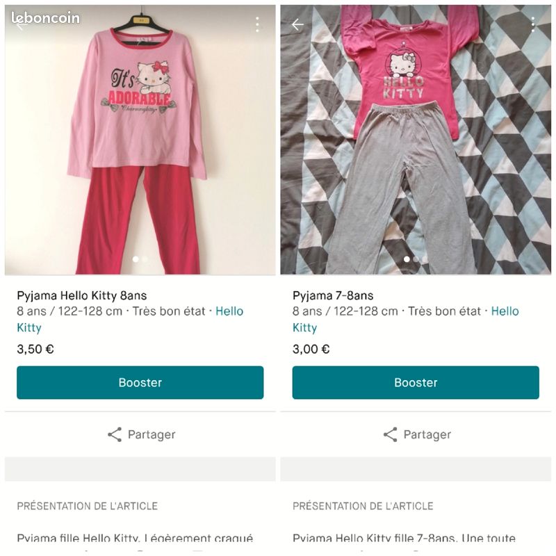 Lot vêtements fille 7-8ans (image 7)