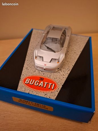 BUGATTI miniature EB110 NOREV, modèle de production, noire