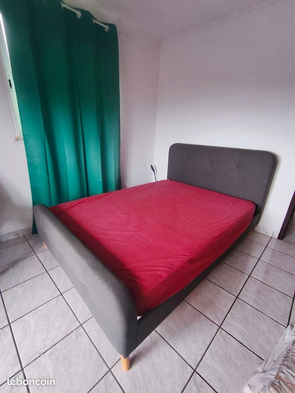 Sommier à lattes + matelas (image 2)