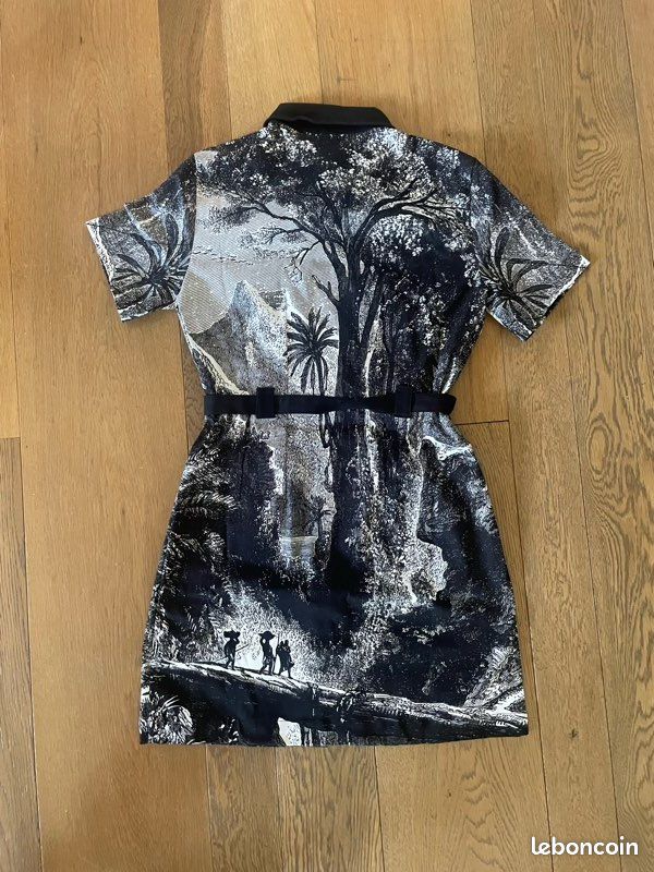 Robe D'été Desigual Taille S - Couleur Grise, Matière Coton/elastane - Occasion TBE