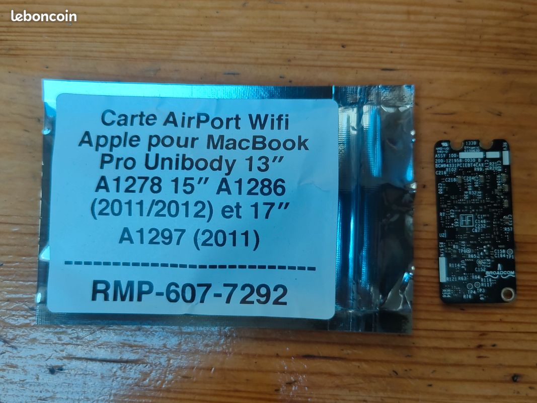 Carte Airport Wifi Apple Macbook Pro (image 1)