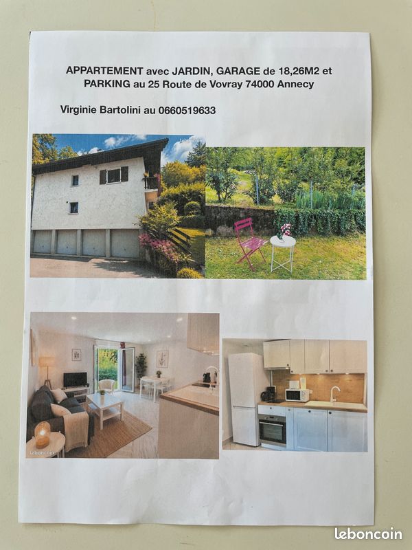 Appartement 2 pièces 33 m² · à Annecy · 33 m² · 218 000 €