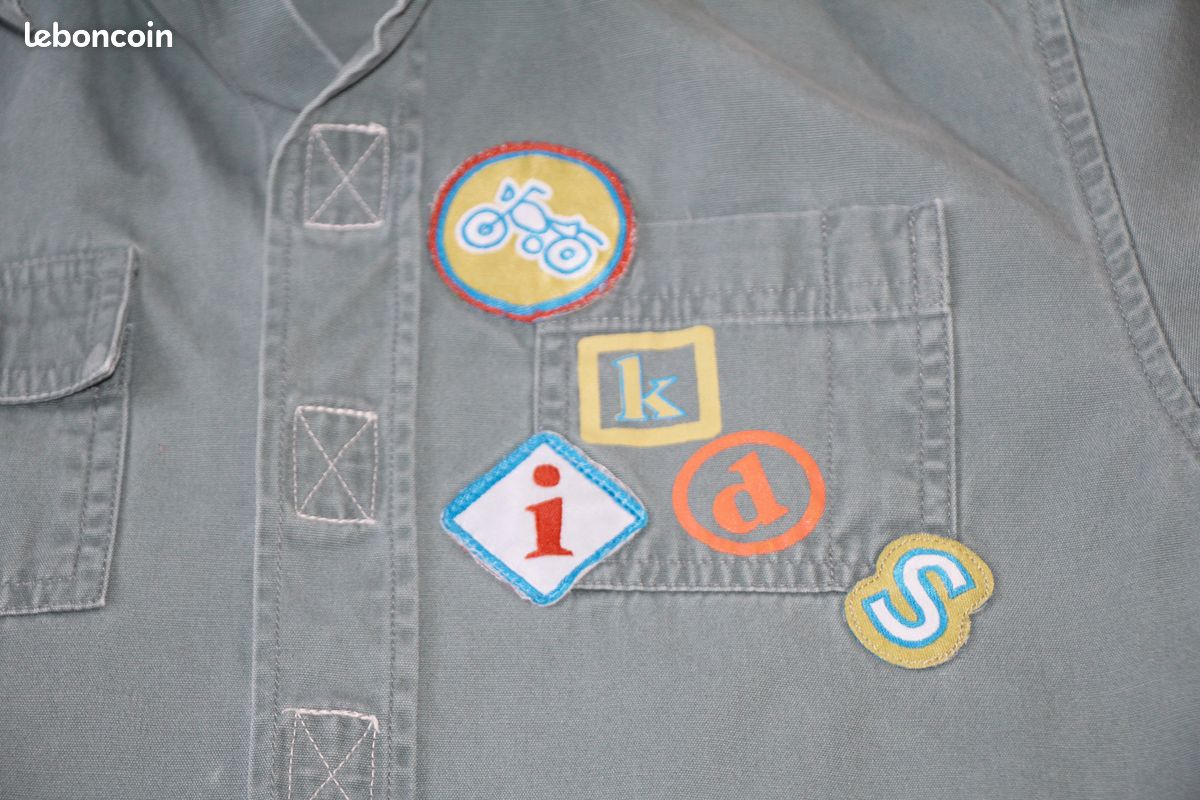 Veste légère Vertbaudet, débardeur DPAM et short 3 ans (image 3)