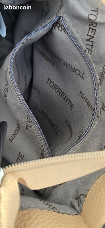 Sac à Main Bandoulière TORANTE Beige En Cuir - Neuf Sans étiquette, Parfait Pour Femme