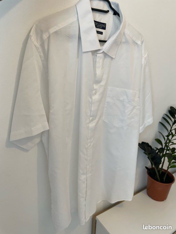 Chemise Homme - INSFITY - Imprimé cocotier - Manches courtes - Coupe loose - Orange Orange - Prêt-à-Porter