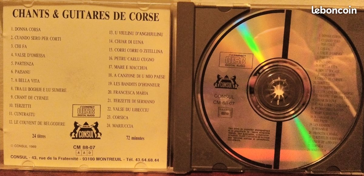 Cmcd Corsica Chants,guitares, mandolines (image 3)