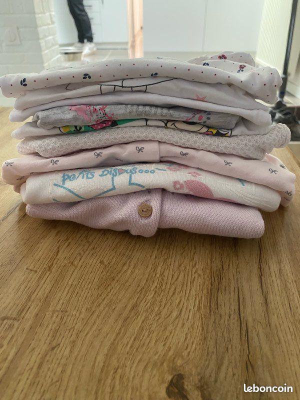 Lot de bodys et hauts bébé fille 3 mois (image 2)