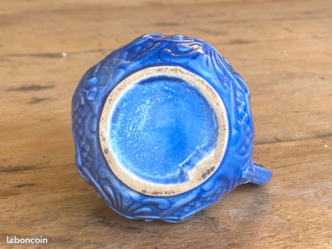 Pot à lait en faïence Badonviller, modèle Francine