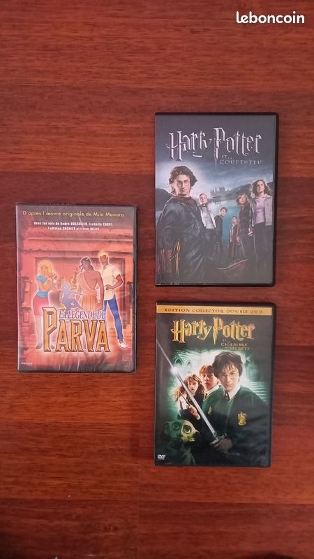 Lot dvd 2 harry potter et Parva NEUF (image 1)